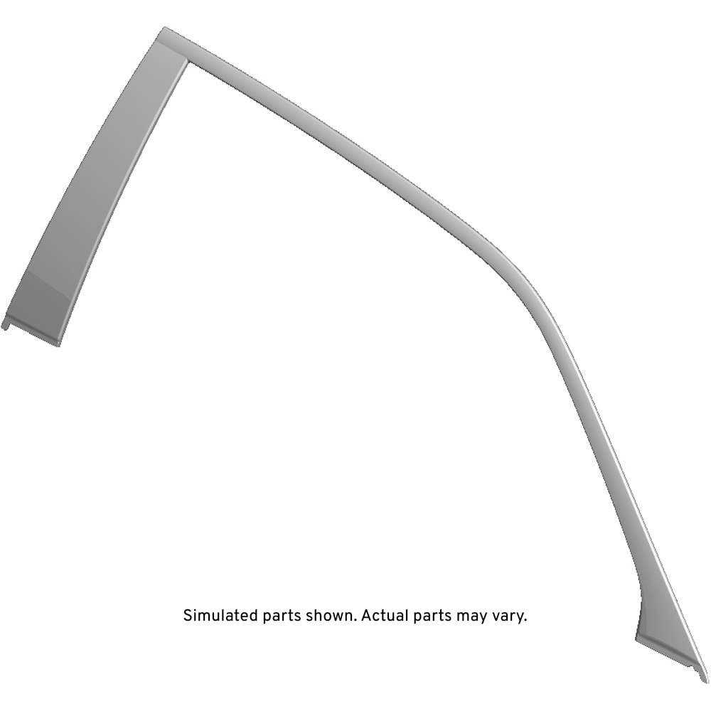 GM Genuine Parts Rear Driver Side Door Window Frame Front Applique