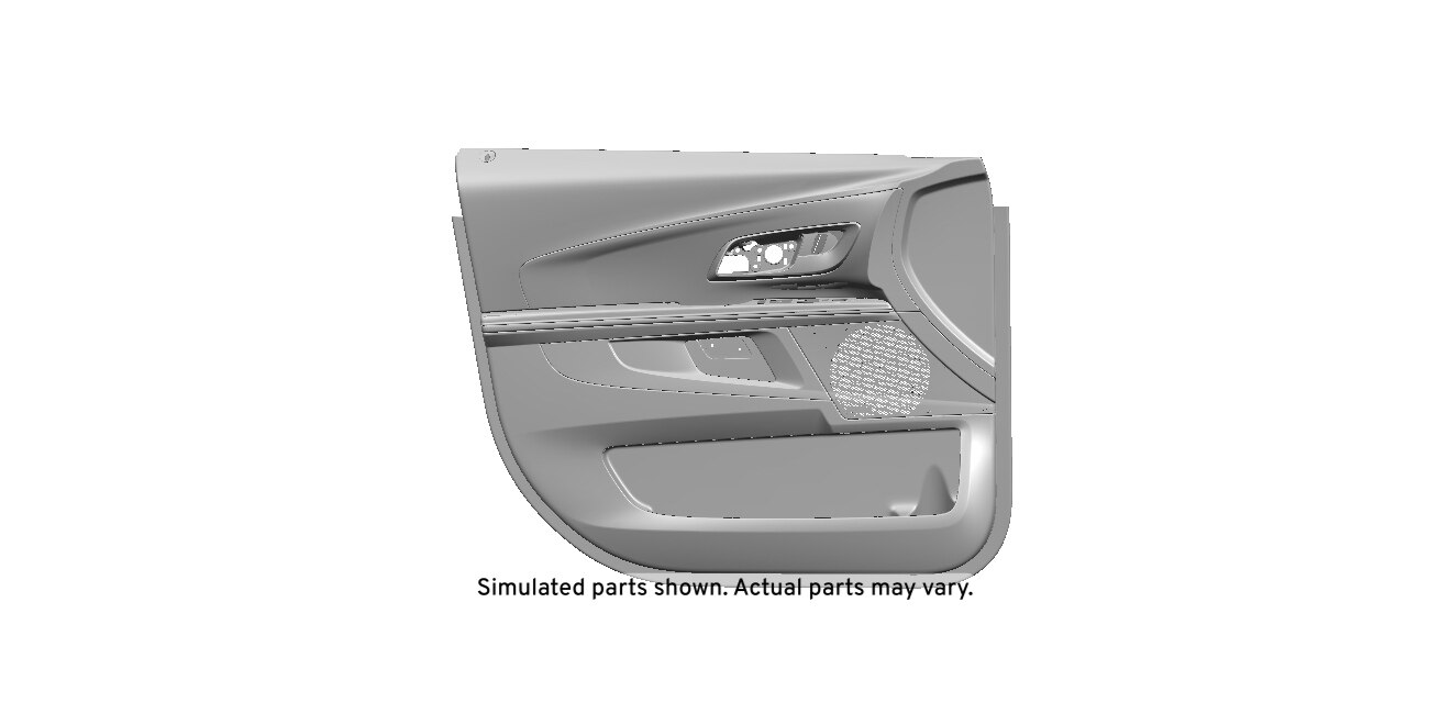 GM Genuine Parts Jet Black Front Driver Side Door Trim