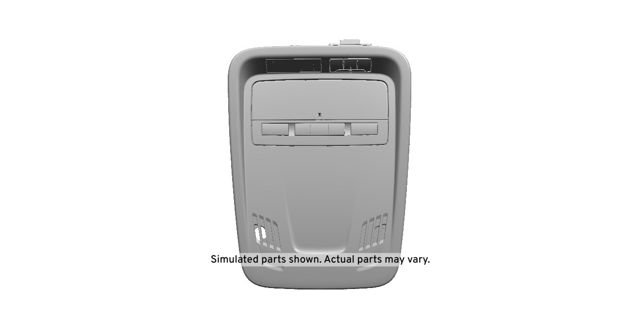 GM Genuine Parts Jet Black Roof Console