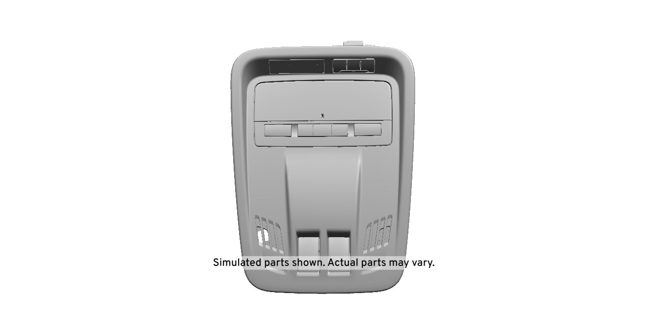 GM Genuine Parts Jet Black Roof Console