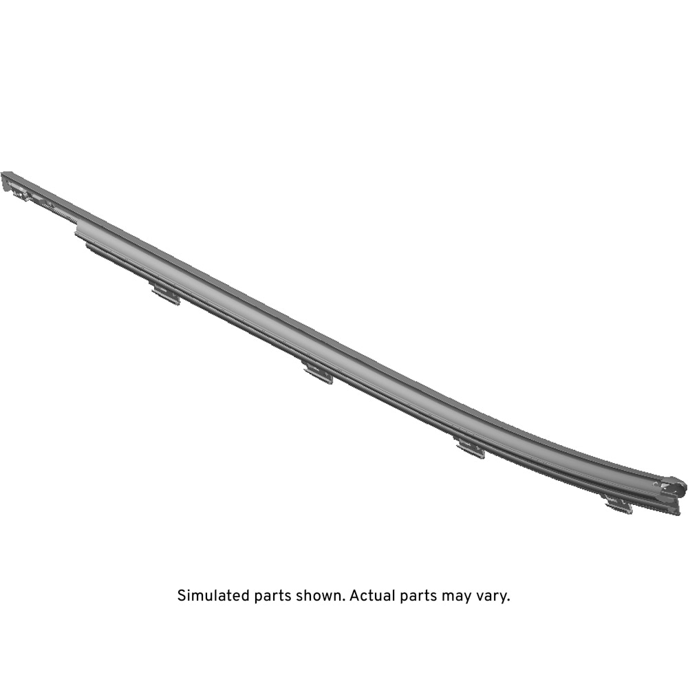GM Genuine Parts Exterior Bright Chrome Rear Passenger Side Door Window Belt Reveal Molding