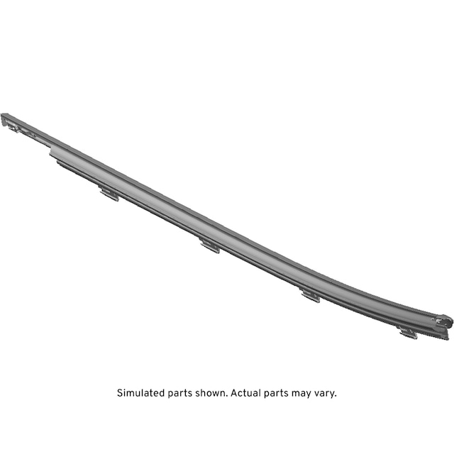 GM Genuine Parts Exterior Bright Chrome Rear Passenger Side Door Window Belt Reveal Molding