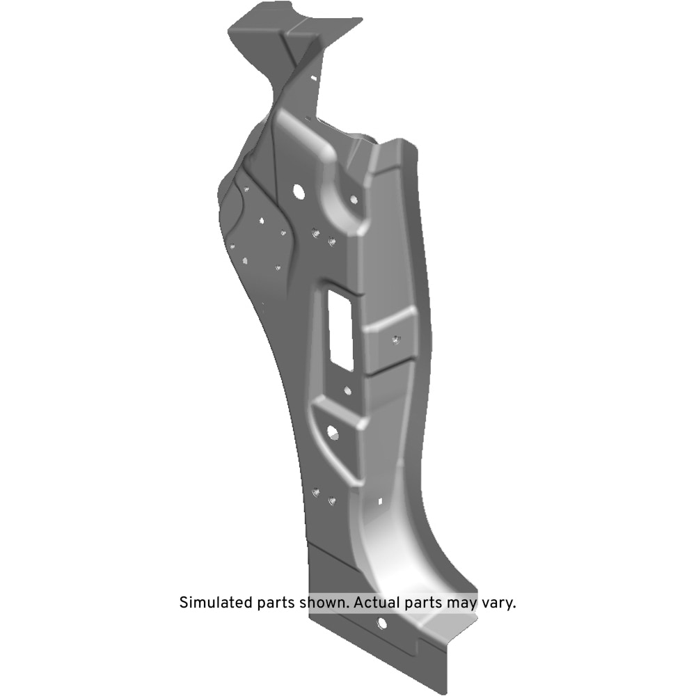 GM Genuine Parts Driver Side Body Hinge Pillar Outer Panel Reinforcement