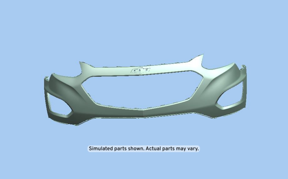 GM Genuine Parts Front Upper Bumper Cover