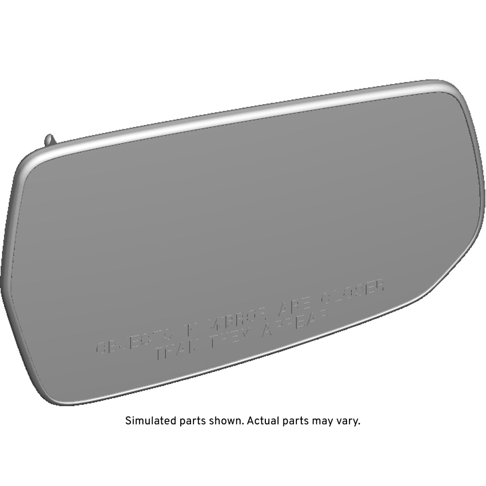 GM Genuine Parts Passenger Side Rearview Mirror Glass
