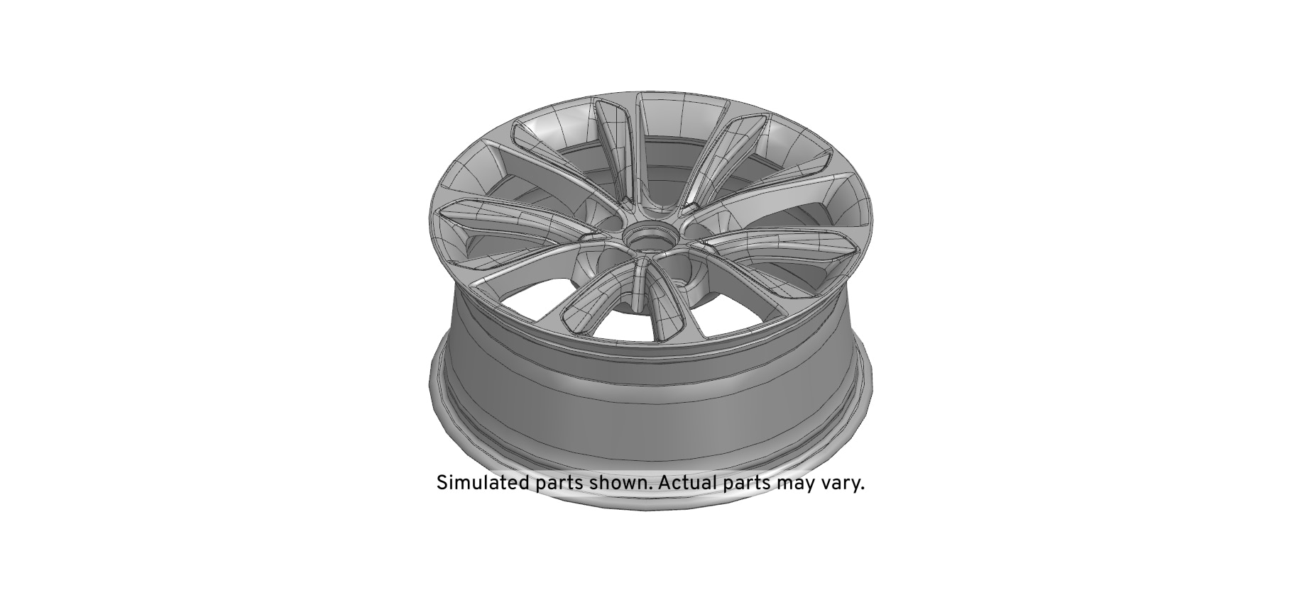 GM Genuine Parts 19x8.5-Inch Aluminum Wheel