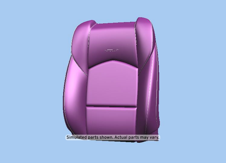 GM Genuine Parts Light Platinum Passenger Seat Back Cover
