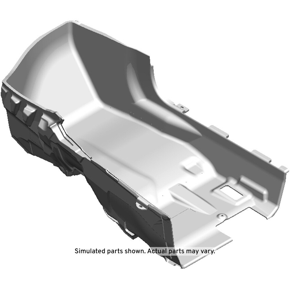GM Genuine Parts Medium Ash Gray Passenger Side Front Floor Panel Carpet