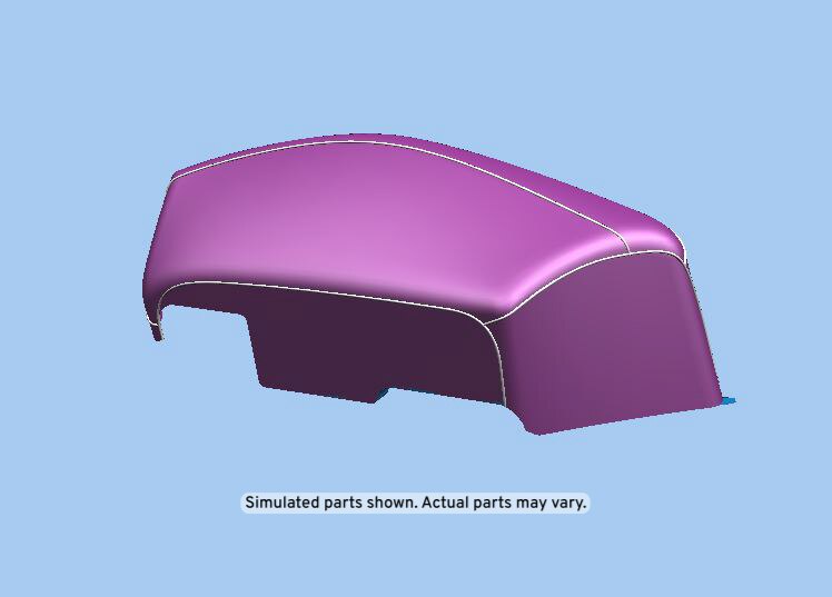 GM Genuine Parts Saffron Rear Passenger Side Seat Back Bolster