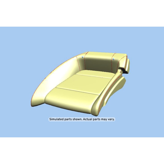 GM Genuine Parts Jet Black Rear Passenger Side Seat Cushion Cover