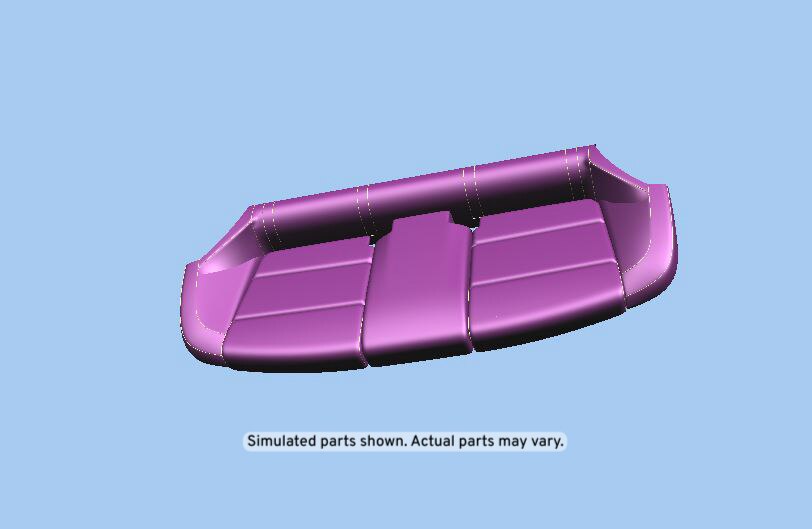 GM Genuine Parts Light Platinum Rear Seat Cushion Cover