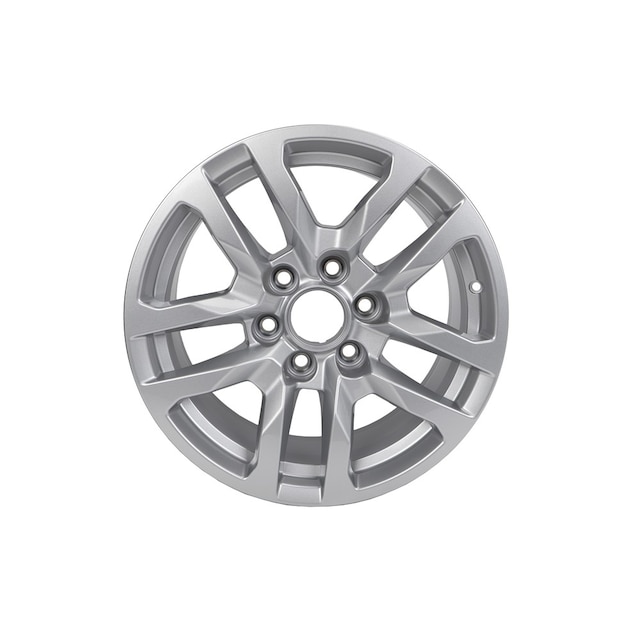 GM Genuine Parts Bright Silver 18x8.5in Aluminum Front and Rear Wheel