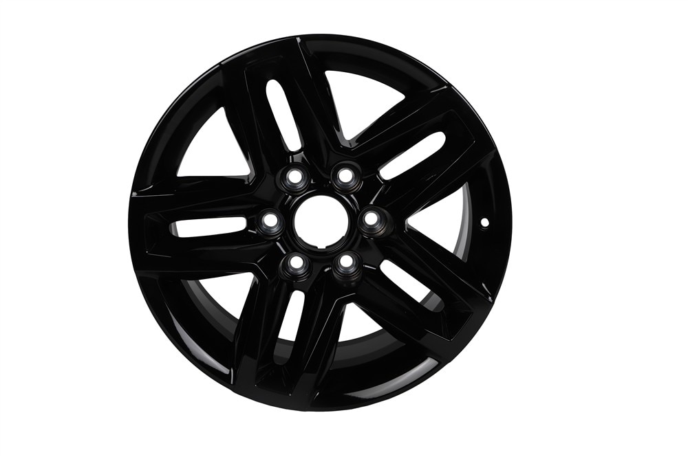 GM Genuine Parts Gloss Black 18x8.5in Aluminum Front and Rear Wheel