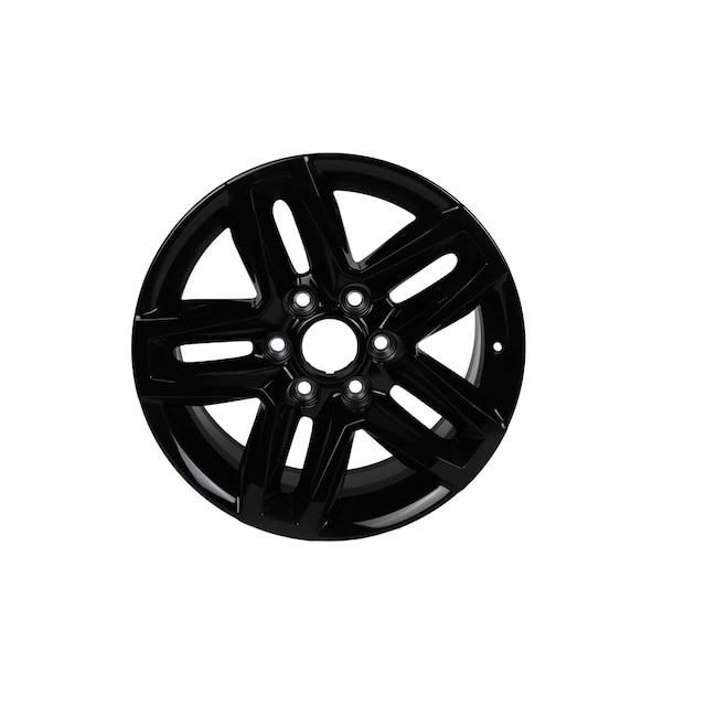 GM Genuine Parts Gloss Black 18x8.5in Aluminum Front and Rear Wheel