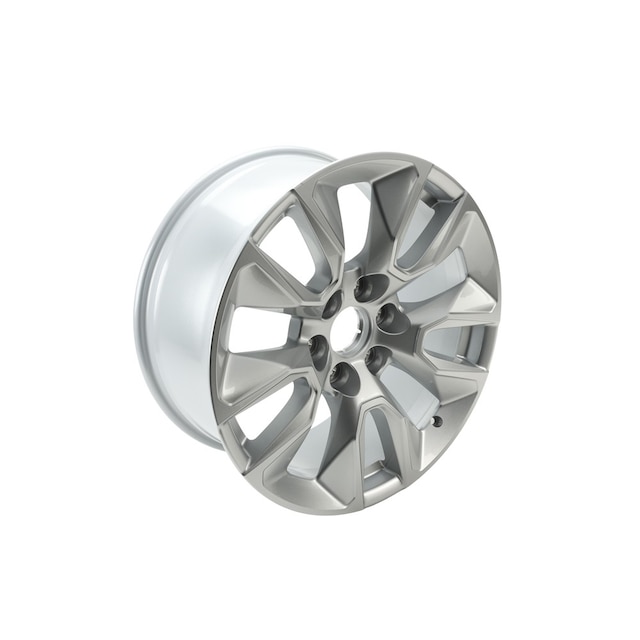 GM Genuine Parts Bright Silver 20x9.0in Aluminum Front and Rear Wheel