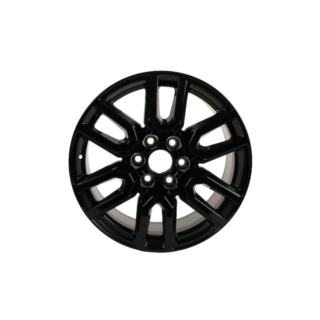 GM Genuine Parts Black 20x9.0in Aluminum Front and Rear Wheel