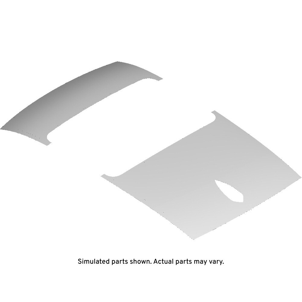 GM Genuine Parts Black Meet Kettle Metallic Roof Panel Decal