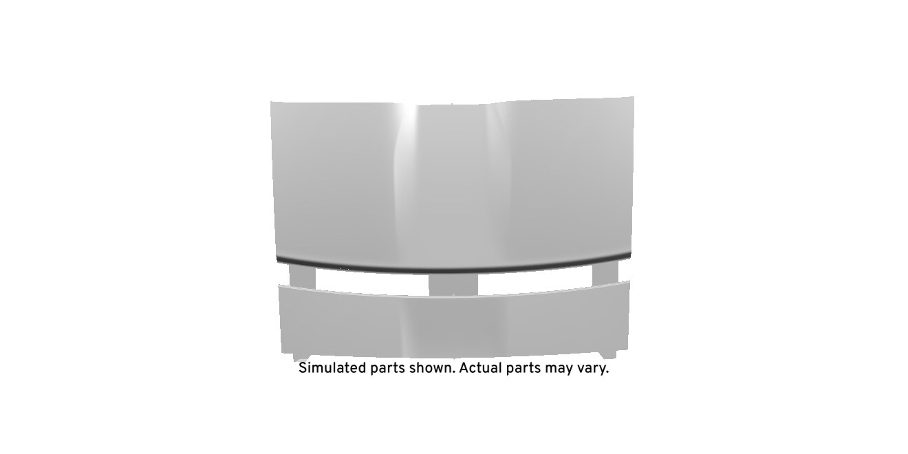 GM Genuine Parts Black Meet Kettle Metallic Folding Top Stowage Compartment Panel Decal