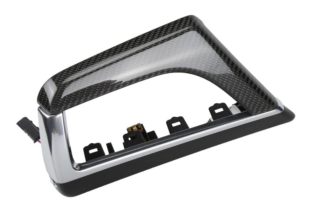 GM Genuine Parts Fine Twill Weave Carbon Driver Side Instrument Panel Lower Trim Plate Applique