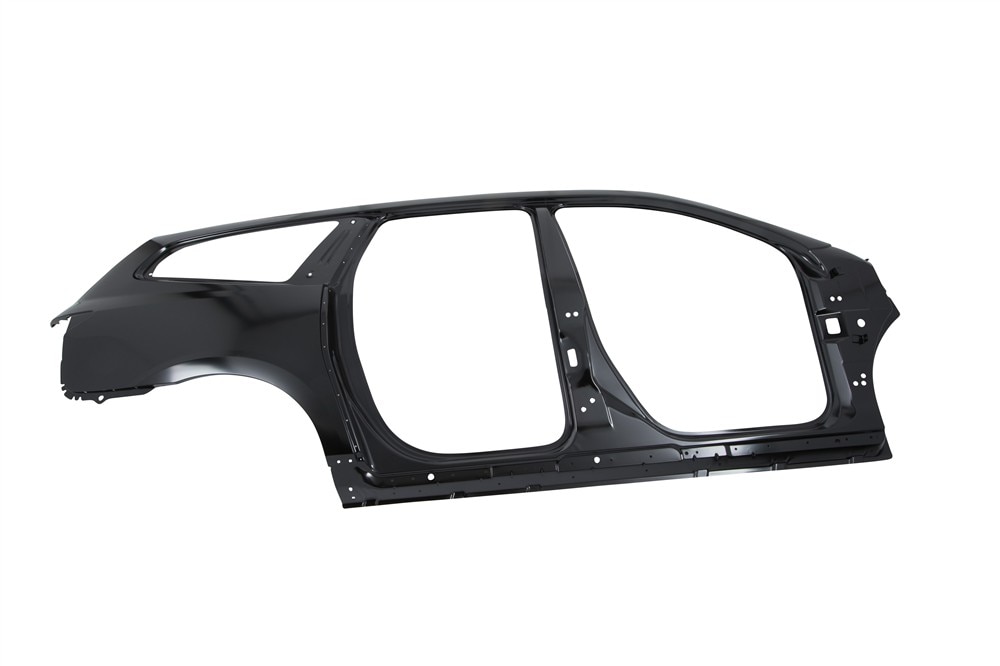 GM Genuine Parts Passenger Side Outer Body Side Panel with Reinforcement, Plate, and Brackets
