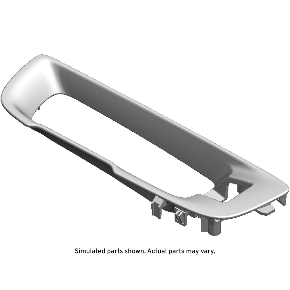 GM Genuine Parts Bright Chrome Front Floor Console Transmission Shift Opening Trim Plate