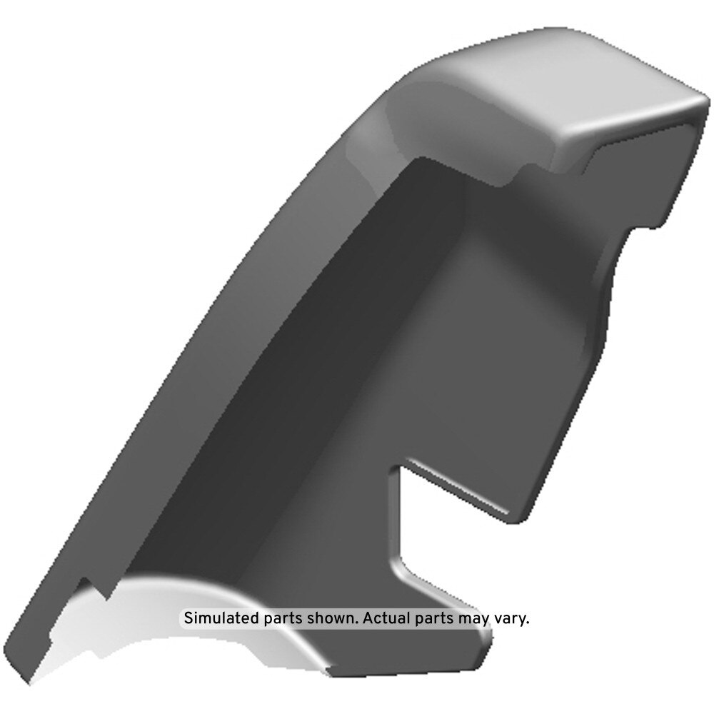 GM Genuine Parts Jet Black Rear Driver Side Seat Back Side Cover