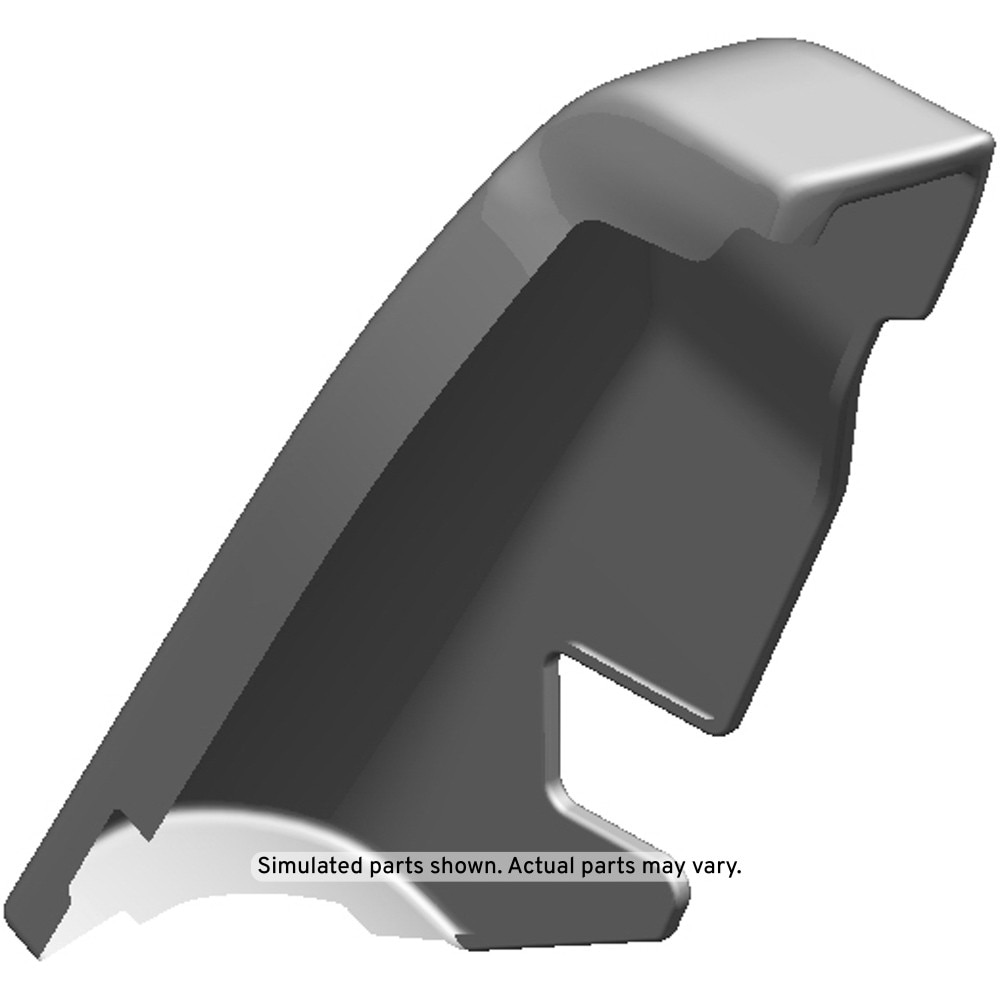 GM Genuine Parts Jet Black Rear Driver Side Seat Back Side Cover
