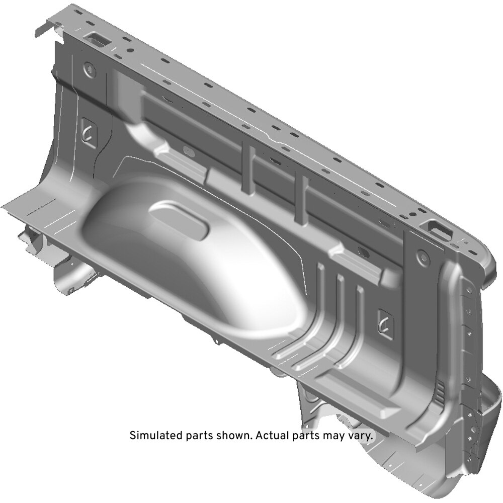GM Genuine Parts Passenger Side Pickup Box Outer Side Panel