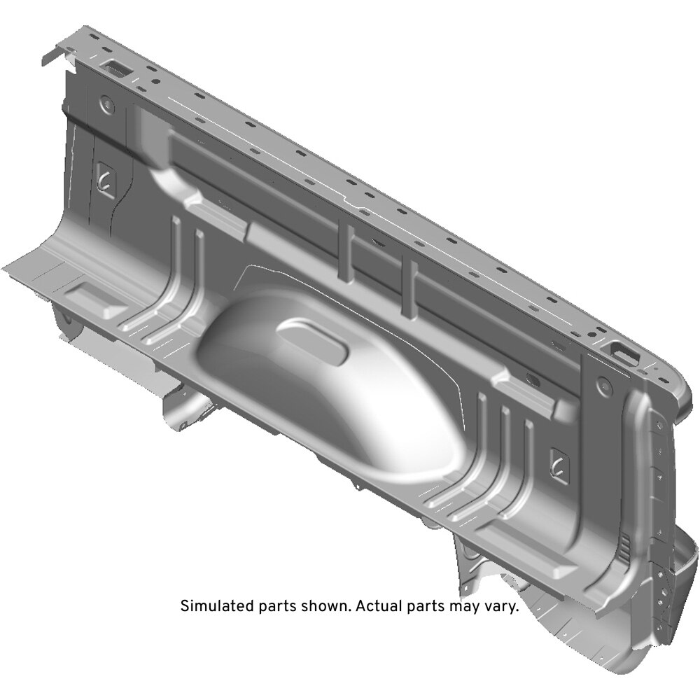 GM Genuine Parts Passenger Side Pickup Box Outer Side Panel