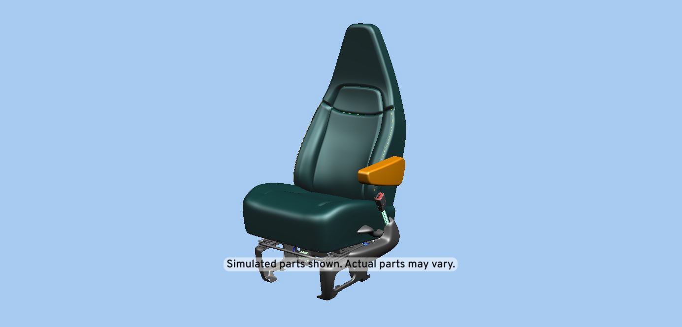 GM Genuine Parts Medium Dark Pewter Passenger Seat