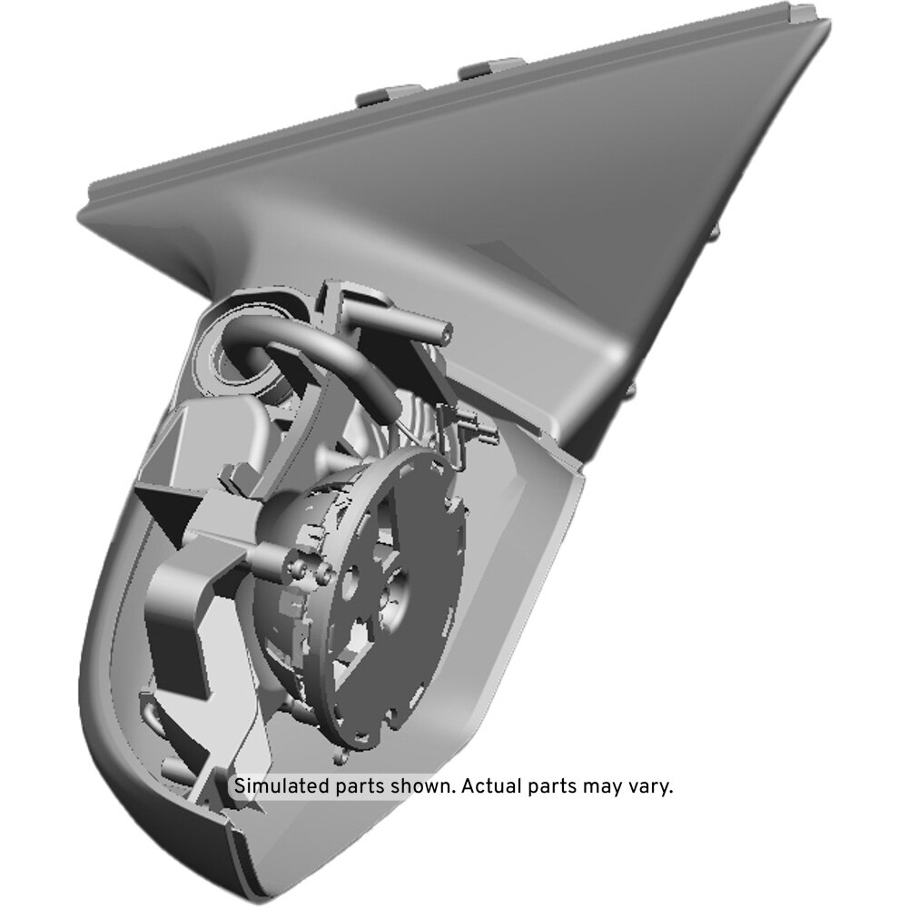 GM Genuine Parts Driver Side Door Mirror without Cover