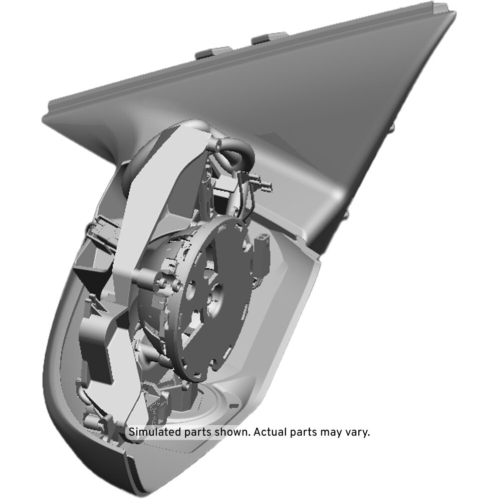 GM Genuine Parts Driver Side Door Mirror without Cover