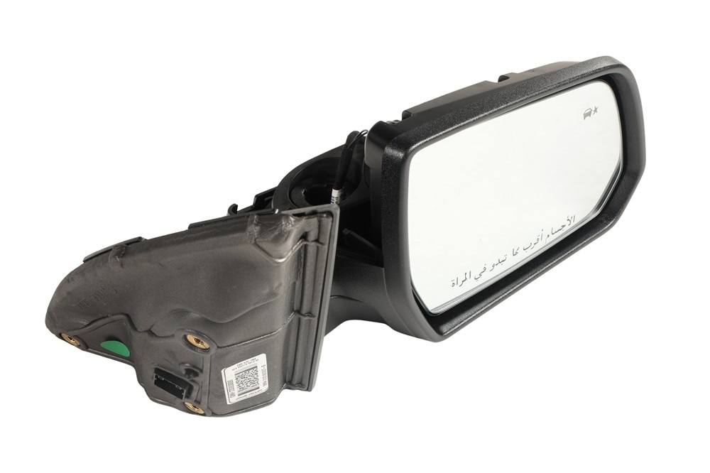 GM Genuine Parts Black Passenger Side Door Mirror without Cover