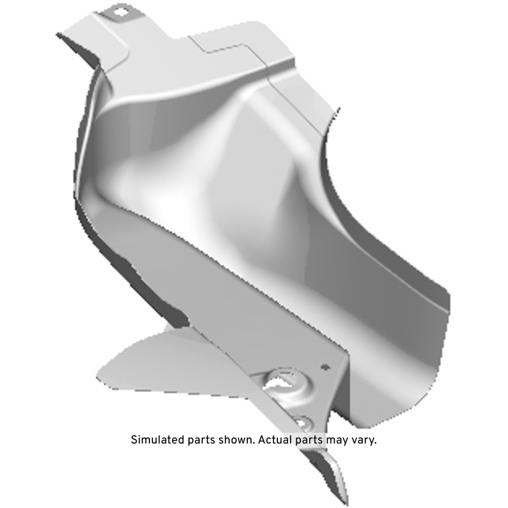 GM Genuine Parts Driver Side Body Side Outer Rear Panel Drain Gutter