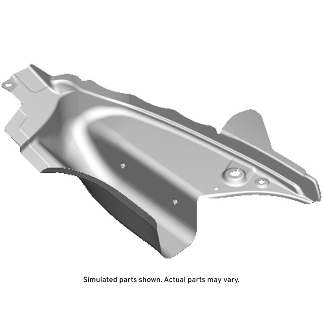 GM Genuine Parts Passenger Side Body Side Outer Rear Panel Drain Gutter