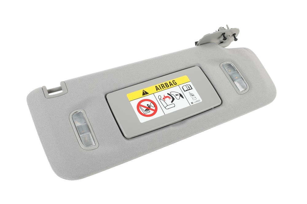GM Genuine Parts Light Ash Gray Passenger Side Sunshade