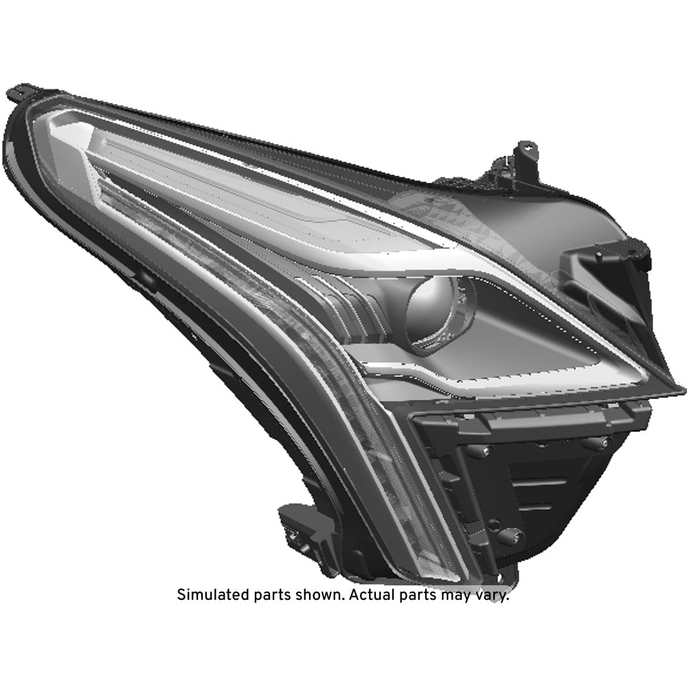 GM Genuine Parts Passenger Side Headlamp Assembly