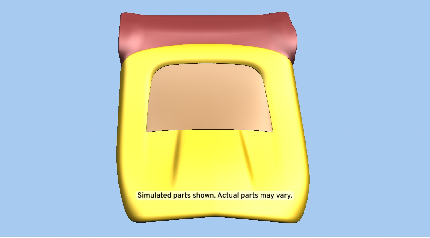GM Genuine Parts Vecchio Base Sauvage Driver Seat Back Cushion Finish Panel