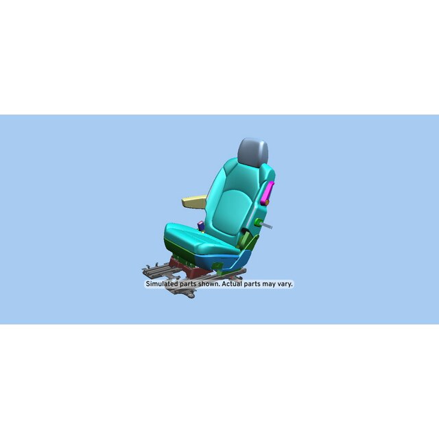 GM Genuine Parts Ebony Rear Driver Side Seat