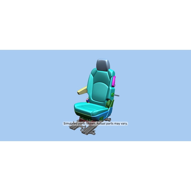 GM Genuine Parts Ebony Rear Driver Side Seat