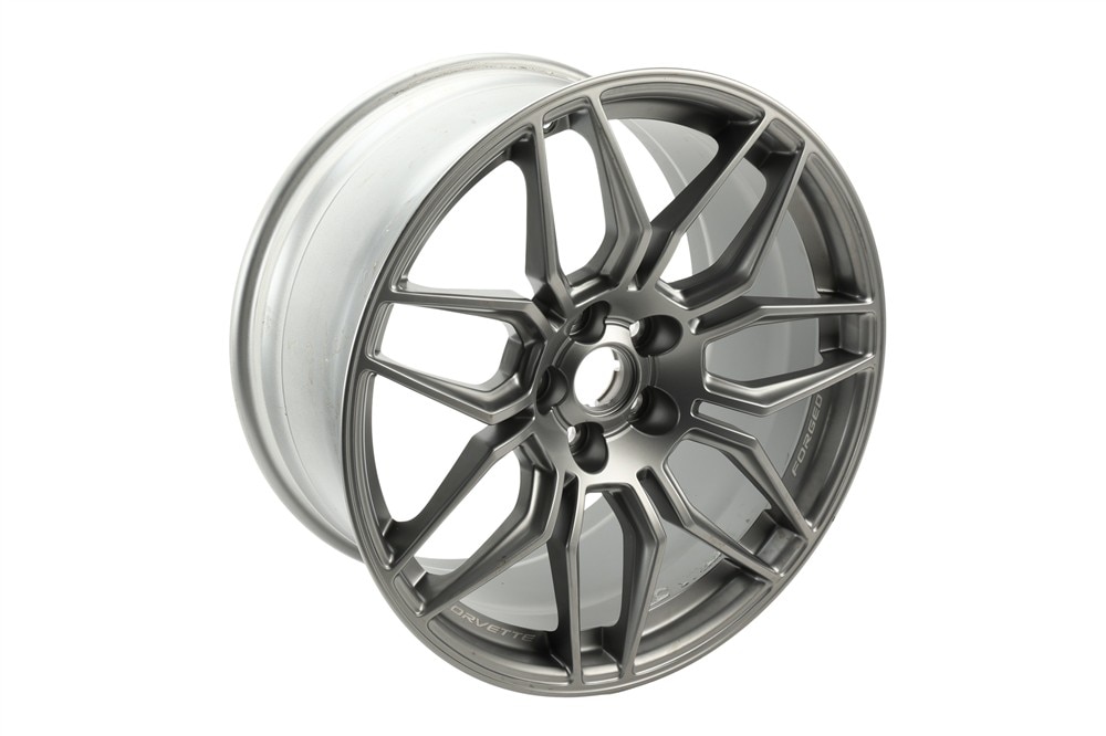 GM Genuine Parts Titanium Satin 20x10 inch Aluminum Split-6-Spoke Front Wheel