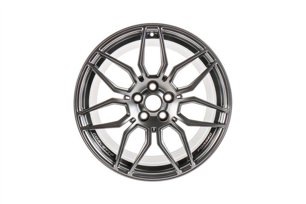 GM Genuine Parts Satin Graphite 20x10 inch Aluminum Split-6-Spoke Front Wheel