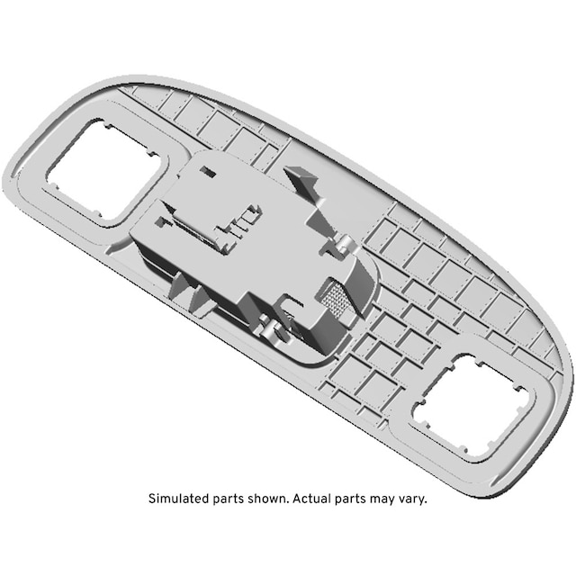 GM Genuine Parts Maple Sugar Driver Side Roof Rail Rear Reading and Courtesy Lamp