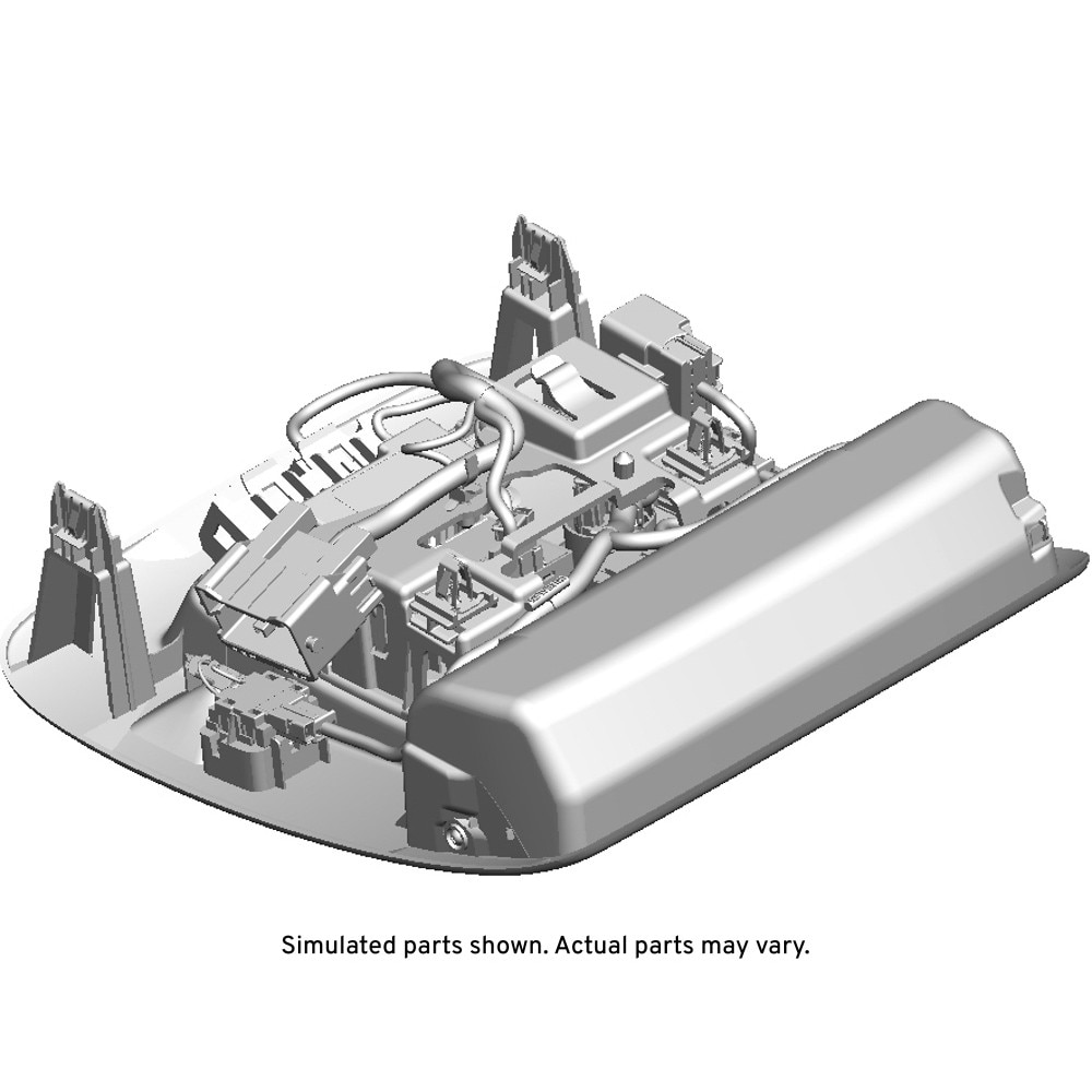 GM Genuine Parts Light Ash Gray Roof Console