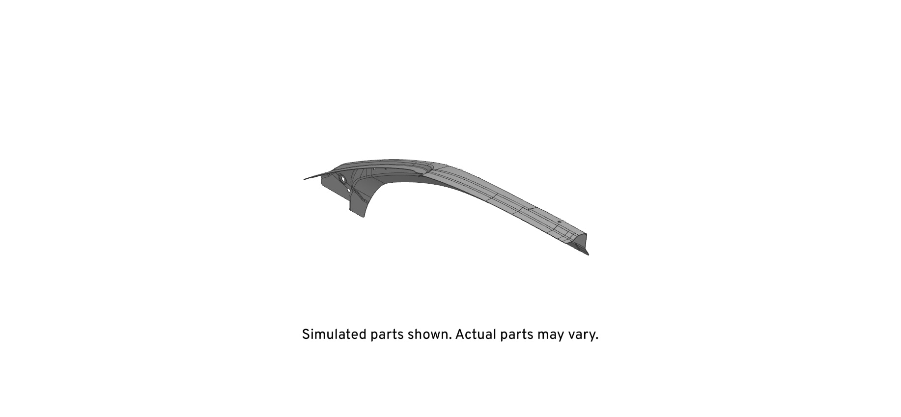 GM Genuine Parts Passenger Side Windshield Outer Side Frame