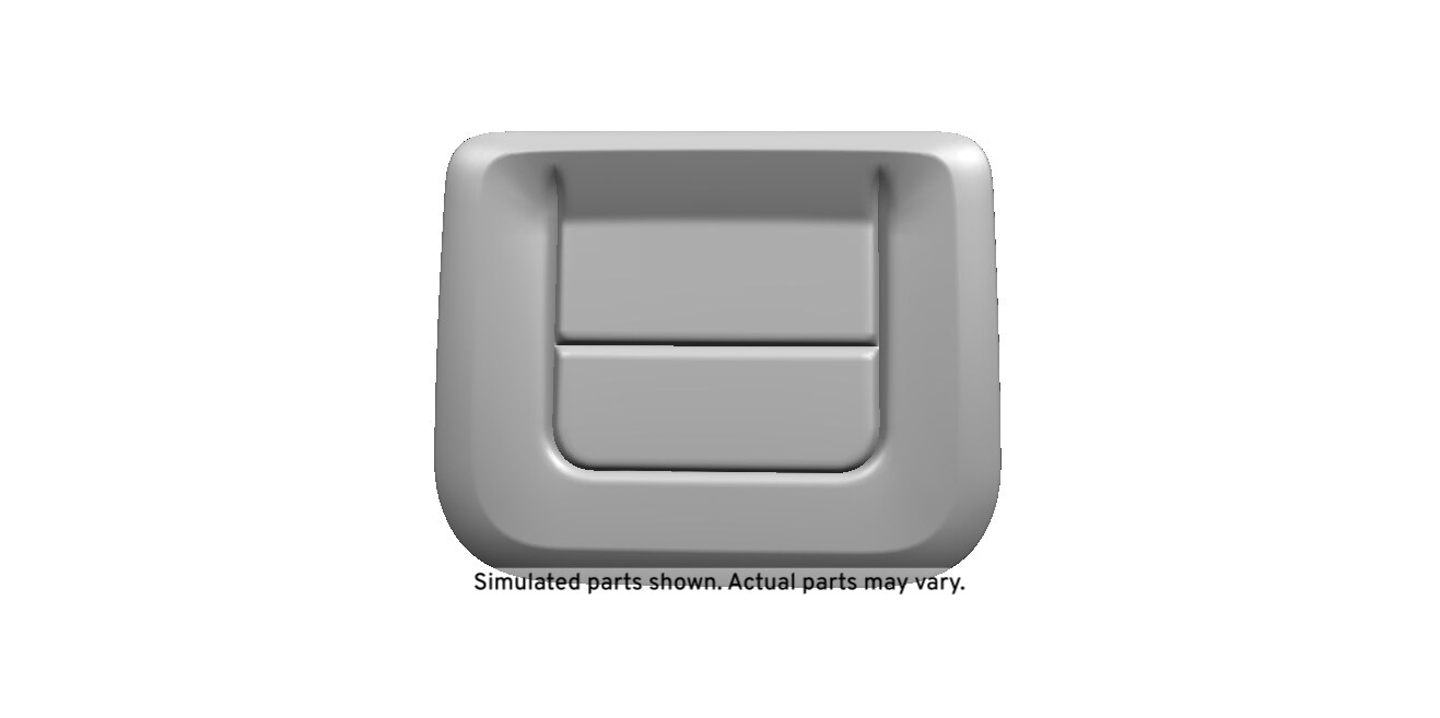GM Genuine Parts Jet Black Rear Driver Side Seat Cushion Cover