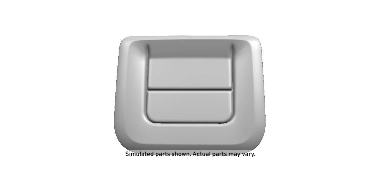 GM Genuine Parts Jet Black Rear Passenger Side Seat Cushion Cover