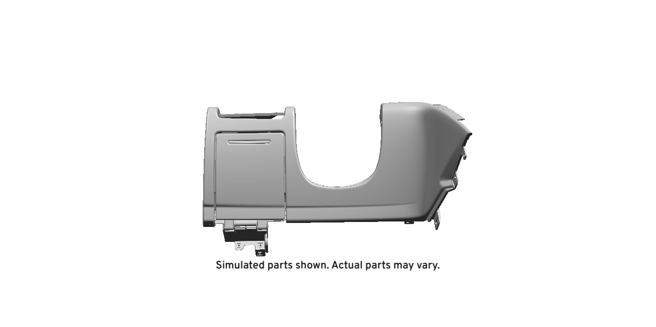 GM Genuine Parts Very Light Cashmere Instrument Panel Knee Bolster