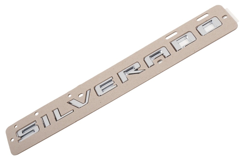 GM Genuine Parts Chrome Front Fender Vehicle Name Plate
