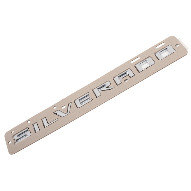 GM Genuine Parts Chrome Front Fender Vehicle Name Plate